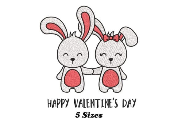 Bunny Couple Embroidery Review for Boutique Apparel