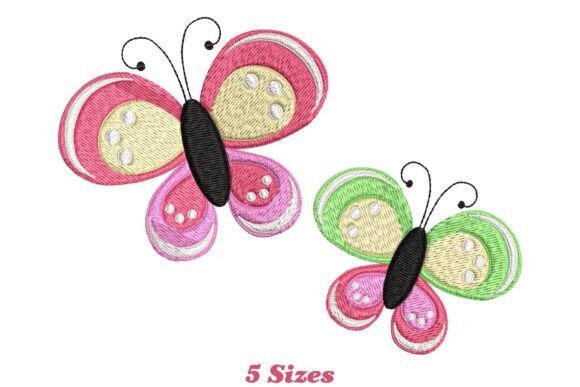 Elegant Colorful Butterflies Embroidery Review