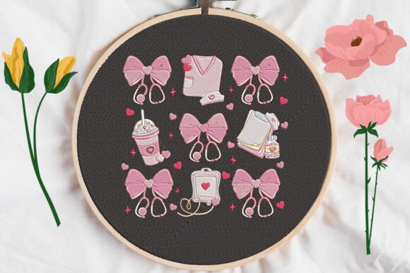 h1Valentine Nurse Embroidery Design Review for Boutique Apparelh1