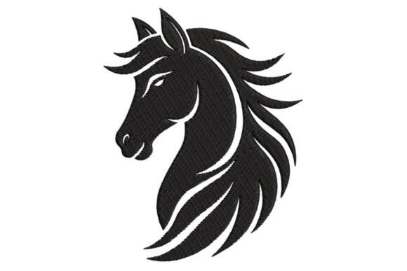 Horse Head Funny Horse Face: A Craft Fair Embroidery Standout
