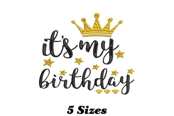 It's My Birthday: A Quirky Embroidery Design for Craft Fair Success