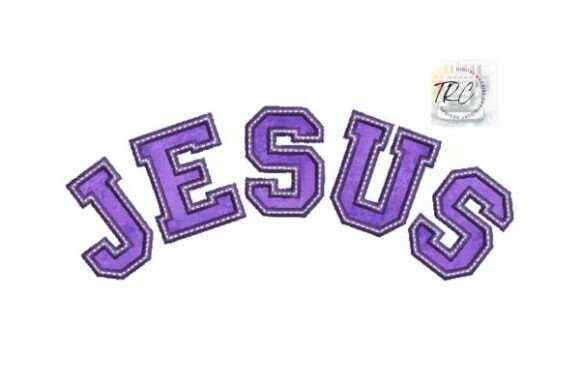 Jesus Appliqué Design: A Faithful Touch for Personalized Gifts