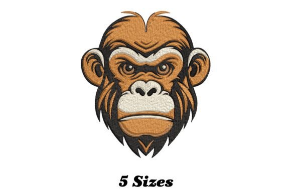 Monkey Head Embroidery Design Review for Etsy Sellers