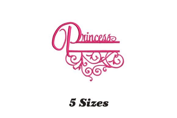 Princess Crown Split Name Frame Review for Holiday Embroidery