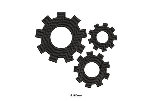 Setting Gears Icon: A Playful Touch for Boutique Apparel