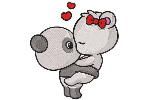 Valentine's Kiss Amongst Bamboo