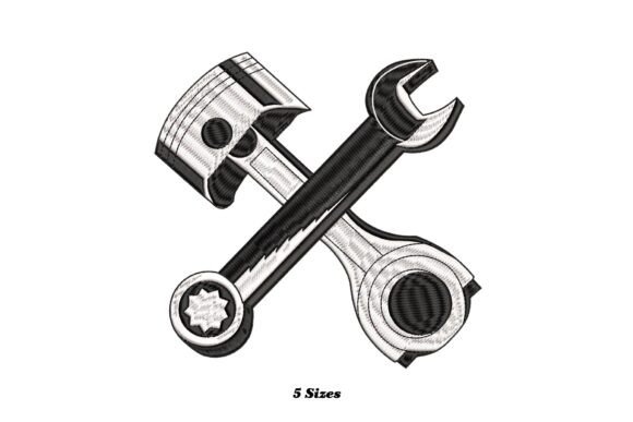 Wrench Piston: A Playful Touch for Boutique Sweatshirts